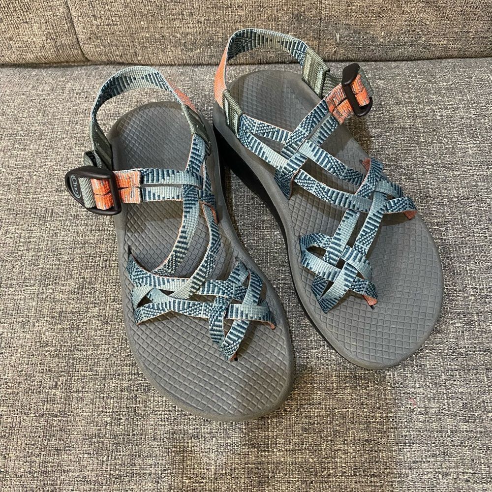 Chaco Z/Cloud X 2 Rune Teal Hiking Sandals Women Size 6